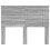VidaXL vidaXL Headboard with Headboard Grey Sonoma 135 cm Engineered wood 5