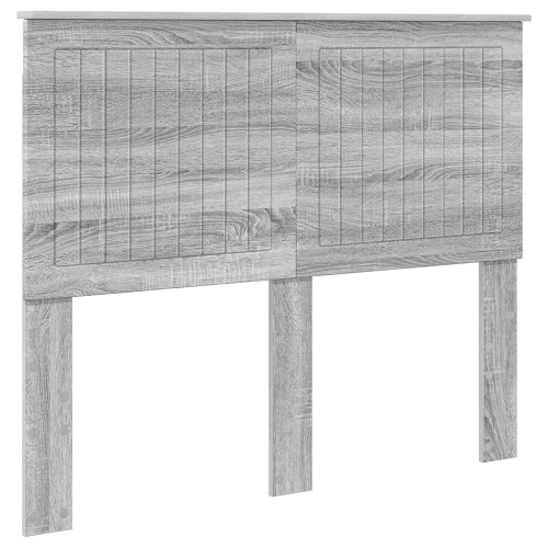 VidaXL vidaXL Headboard with Headboard Grey Sonoma 135 cm Engineered wood 1