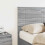 VidaXL vidaXL Headboard with Headboard Grey Sonoma 135 cm Engineered wood 3