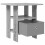 VidaXL vidaXL Bedside Table Grey Sonoma 41 x 40 x 45 cm Engineered Wood 3