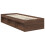 VidaXL vidaXL Bed Frame with Headboard Brown Oak 75 x 190 cm Solid Pine Wood 3