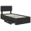 VidaXL vidaXL Bed Frame with Headboard Black 75 x 190 cm Engineered Wood 4