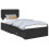VidaXL vidaXL Bed Frame with Headboard Black 75 x 190 cm Engineered Wood 2