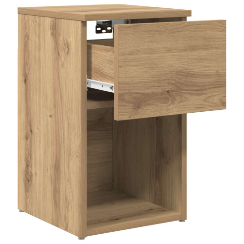 VidaXL vidaXL Bed Cabinet Artisan Oak 29 x 31.5 x 49 cm Engineered Wood 1