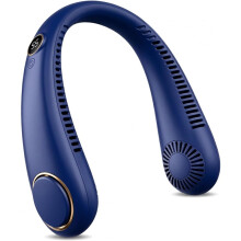 Portable Neck Fan, Bladeless Hands-Free Wearable Fan with 360 Cooling Airflow, USB Rechargeable, 5 Speeds, Quiet Lightweight Personal Fan
