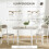 2 Piece Folding Dining Set with Table and 2 Chairs White 7