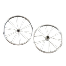 Fahrrad-Radsatz 20 Zoll 406mm Alu-Silber Vorderrad