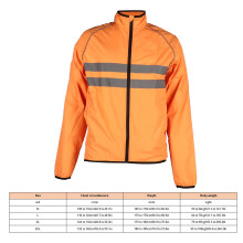 WOSAWE Protection Jacket Fahrrad L Orange