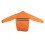 WOSAWE Motorradjacke reflektierend L Orange 15