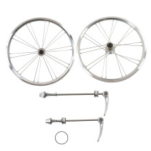Fahrrad-Radsatz 20" 406 Alu V-Brake silber