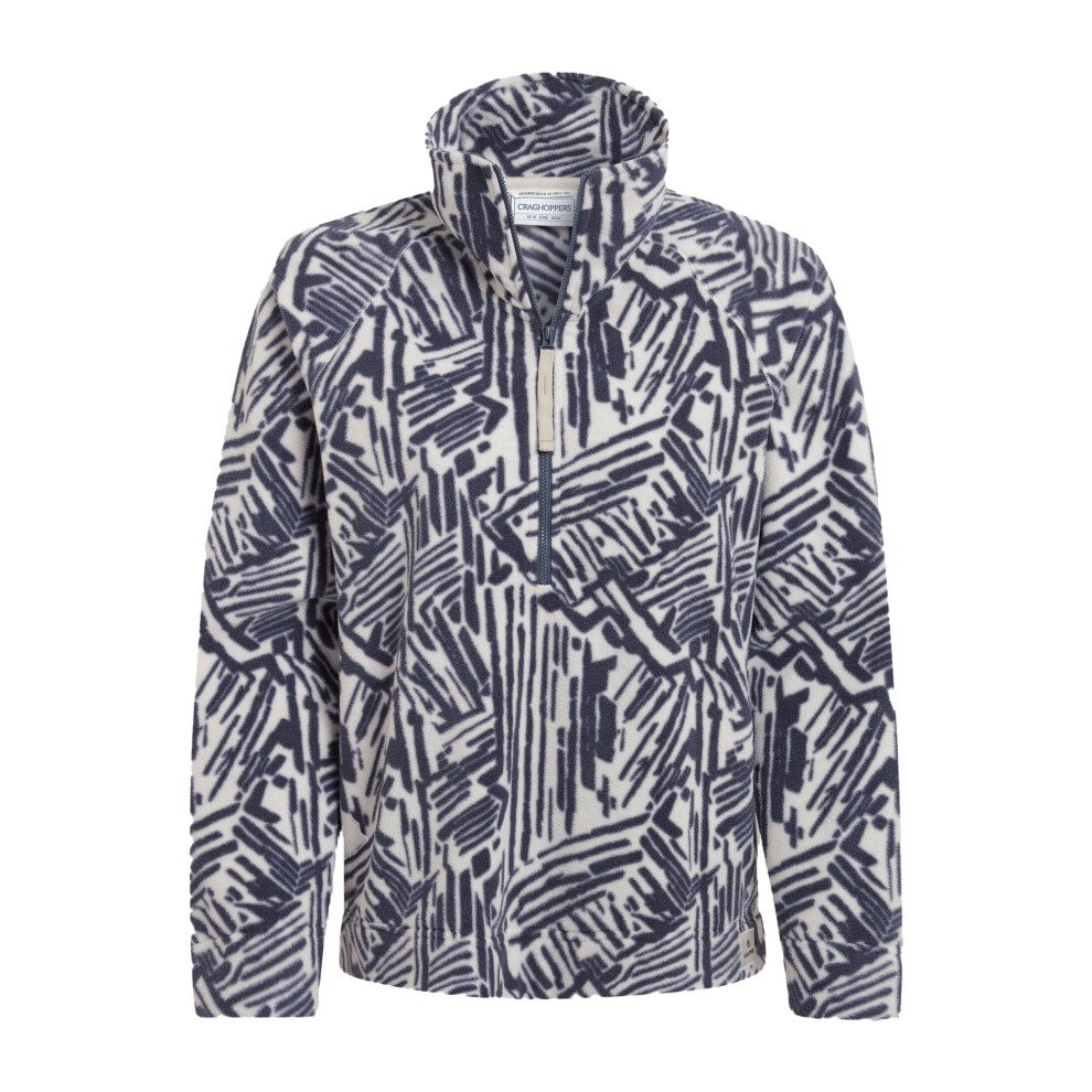 Craghoppers (16 Uk, Anthracite) Womens/Ladies Annjela Graphic Print Half Zip Fleece Top
