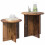 VidaXL vidaXL Side Table Set 2 pcs Old Wood Engineered Wood 3