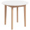 Round Dining Table Scandinavian Design White Natural 75 cm 1