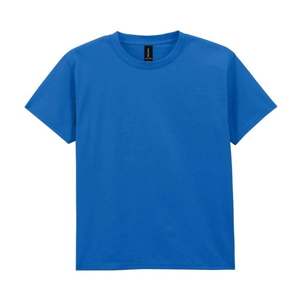 Gildan (7-8 Years, Royal Blue) Childrens/Kids Plain Lightweight T-Shirt