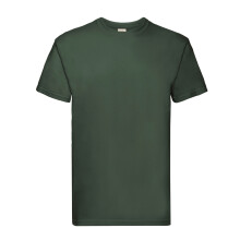 (XL, Bottle Green) Fruit of the Loom Mens Super Premium T-Shirt
