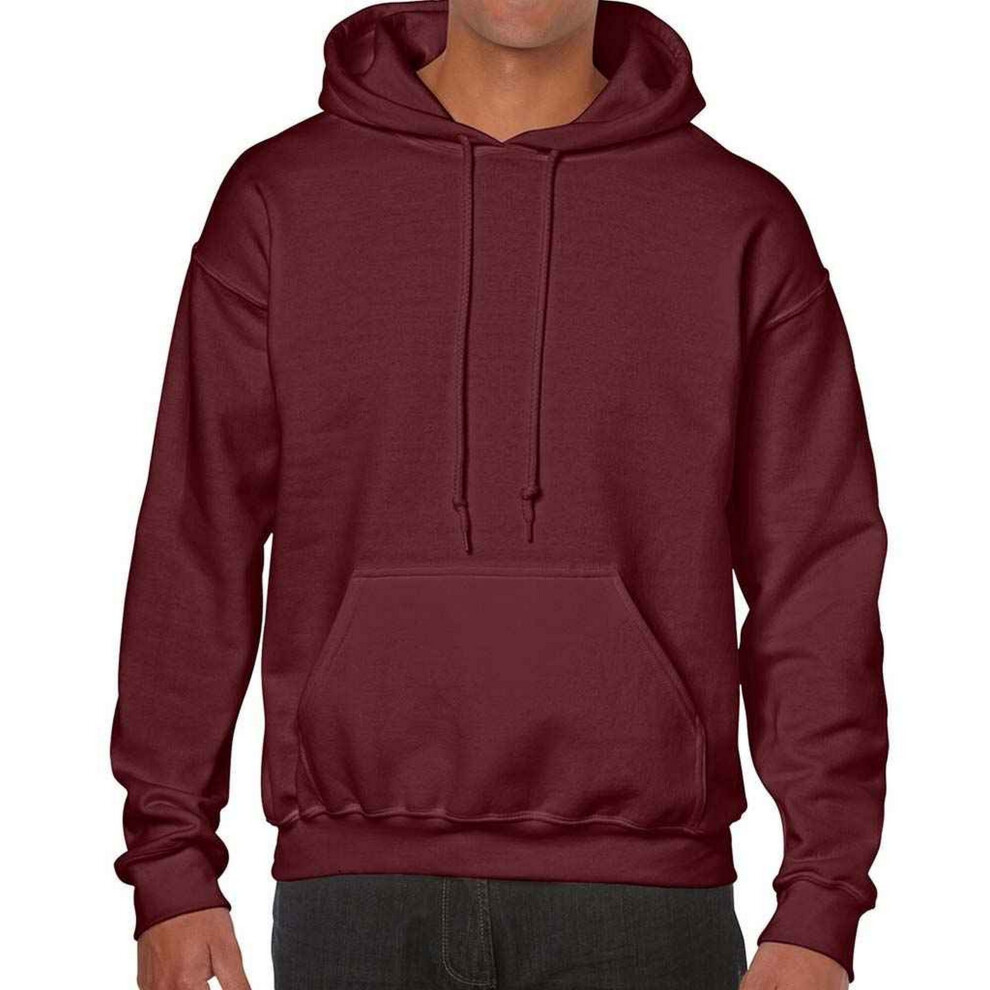 Gildan (L, Maroon) Unisex Adult Heavy Blend Hoodie