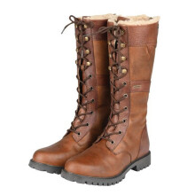 (4 UK, Brown) Dublin Womens/Ladies Yukon Leather Boots