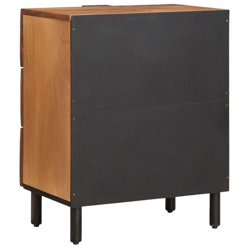 VidaXL vidaXL Bedside Cabinet Brown 50 x 33 x 62 cm Solid Mango Wood 1