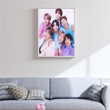Diamant Malerei Voll Bohrer Voll Bohrer Kpop Figur Poster Kreuz Stich für Hause Dekoration