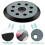 2Pcs Replacement Sander Base Pads Round Hook and Loop Backing Pad Orbital Sander Replacement Pad 125mm 8 Hole 1