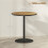 Round Dining Table Oak Look Compact Table for 2-4 People 5
