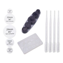 Fabric Cover Buttons for Cover Buttons 11mm 15mm 19mm 23mm 29mm Cloth Button Tools Casting Molds for Clothes Decorations