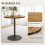 Round Dining Table Oak Look Compact Table for 2-4 People 7