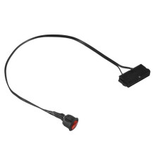 2 STUKS 50 Cm Kabel Koper Tin Draad 24-Pin Vrouwelijke ATX PSU PC Voeding Tester Start Jumper met aan/UIT Schakelaar