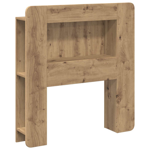 VidaXL vidaXL Headboard Cabinet with Storage Artisan Oak Engineered Wood 1