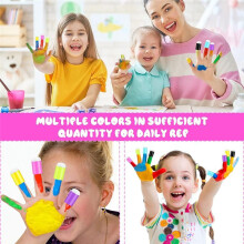40Er-Pack Fingerschwammtupfer mit Aufbewahrungsbox zum Malen, für Kunst, Tinte, Kunsthandwerk, Kreide, Kartenherstellung, DIY-Karte