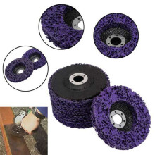 125Mm 5Pcs Disc-Schleifscheibe zum Reinigen und Entfernen Von Farbe und Rost (Lila)