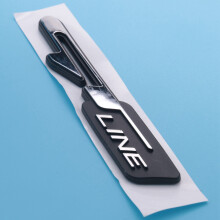 3X Cool 3D Car Style Sticker Letters Sticker for Rear Trunk Car Doors Stickers