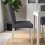 IKEA BERGMUND Chair-white/Gunnared medium grey 3