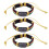 3X Rasta Jamaica Reggae Leather Bracelet 1