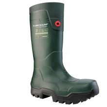 (5 UK, Green) Dunlop Unisex Adult FieldPro Thermo+ Safety Wellington Boots