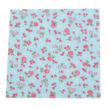 300Pcs 10X10cm Square Floral Cotton Fabric Patchwork Cloth for DIY Sewing