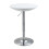 Moderne ronde bartafel, in hoogte verstelbaar, bistrotafel, wit 2