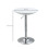 Moderne ronde bartafel, in hoogte verstelbaar, bistrotafel, wit 5