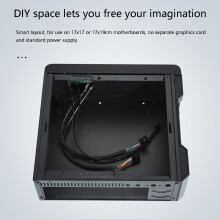 MX02 ITX Computer Case HTPC Host Chassis USB2.0 ITX Behuizing IndustriëLe Controle Chassis voor Office Business