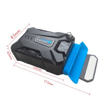 COOLCOLD Vakuum Tragbarer Laptop KüHler USB Luft KüHler Externer Extraktion LüFter Notebook für 15 17 Zoll Laptop