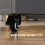 Folding Dining Table Cabinet with Wheels Light Grey Brown 8