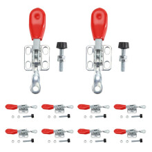 10 PièCes Pince à Bascule Rouge GH-201A 27Kg Outil à DéGagement Rapide Pinces Horizontales Main Nouvel Accessoire D'Outillage Robuste
