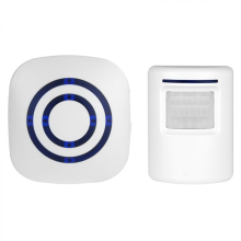 Wireless Passage Alarm with Motion Detector, Shop Bell, Wireless Security Alert System for Doors and Entrances