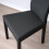 IKEA KÄTTIL Chair- black/Knisa dark grey 3