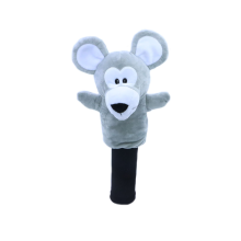 Pluche golfclubhoes, schattige lichtgewicht houten clubhoofdhoes, zacht accessoire en cadeau voor vrouwen en familie.