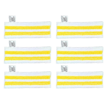 Lot de 6 lingettes de rechange en microfibre compatibles avec les balais vapeur Easyfix Sc2 Sc3 Sc4 Sc5 Edition 0613