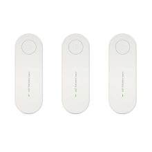 Set van 3 ionische luchtreinigers met stekker voor thuis, voor directe luchtverfrissing in slaapkamers, badkamers en toiletten.