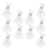Multi Purpose Transparent Suction Cup Sign Clips, Adjustable Display Clips for Advertising and Positioning, 10 Pack 1