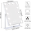 Hollywood Vanity Mirror with 12 LED Bulbs, 3 Color Lighting Modes, Bulb-Only Replacement, Bright Makeup Mirror Accessory 3