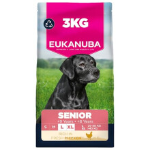 Eukanuba Fresh Chicken - Complete Dry Dog Food - For Senior Large & Giant Breed Dogs 3KG